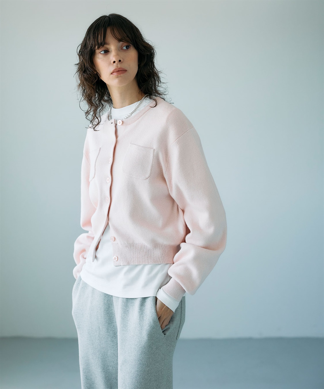 N.O.R.C コットンカシミヤニットカーディガン_sub_14