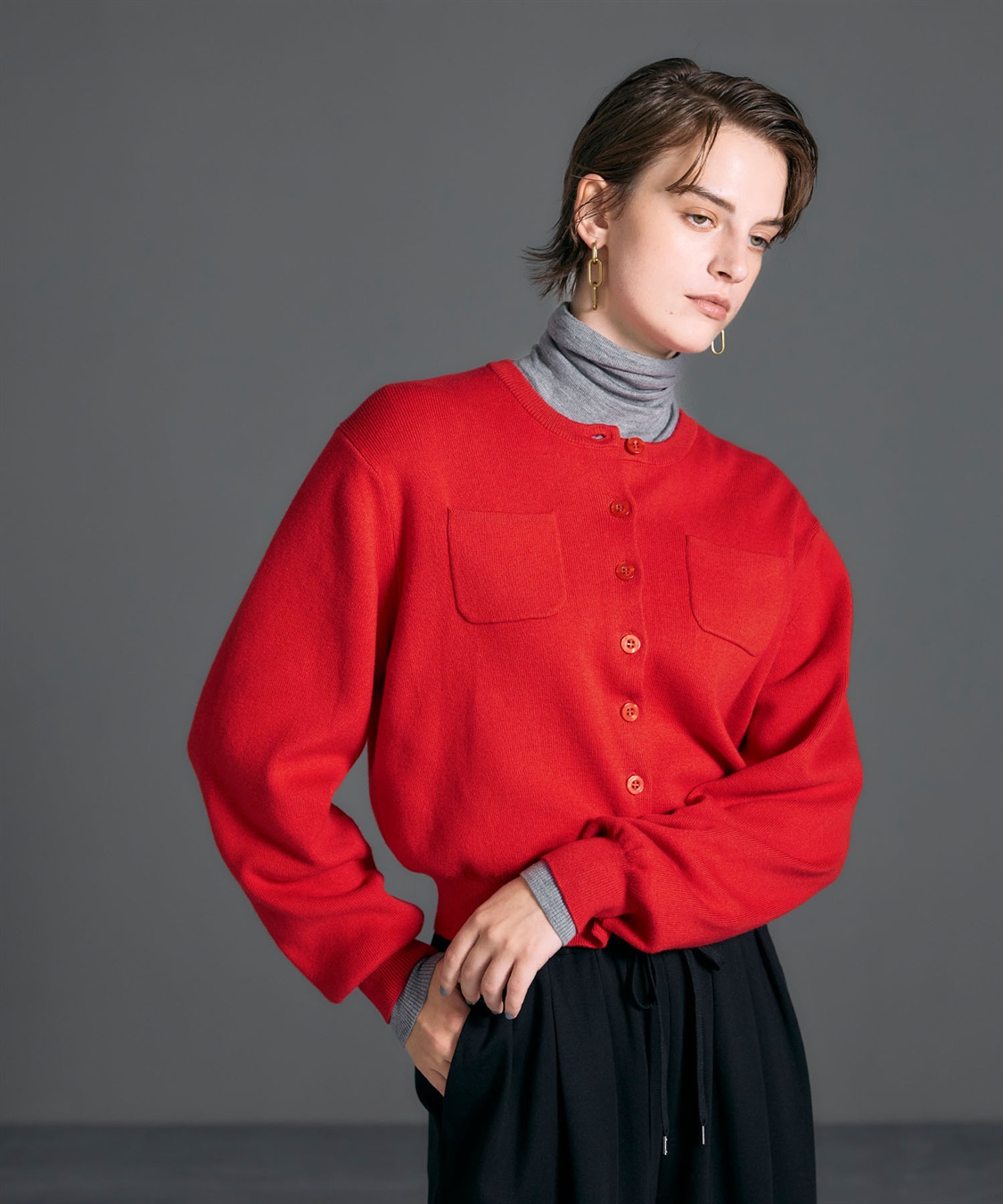 N.O.R.C コットンカシミヤニットカーディガン_sub_16