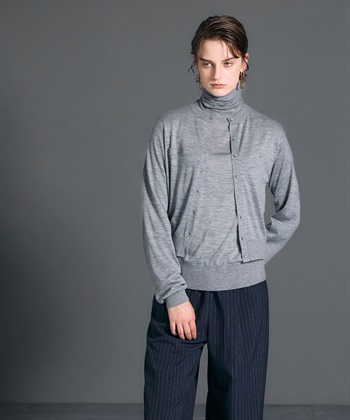 N.O.R.C メリノウールシアーニットカーディガン_subthumb_15