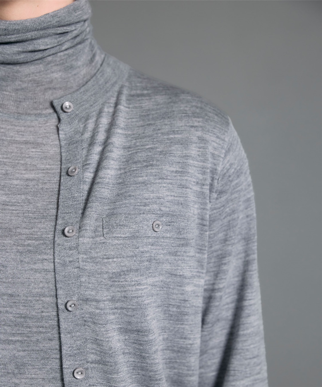 N.O.R.C メリノウールシアーニットカーディガン_sub_20