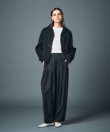 N.O.R.C コットンカシミヤニットジップフーディー_subthumb_2