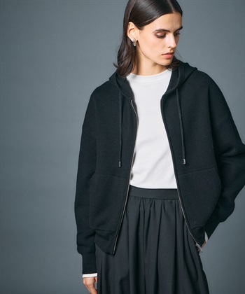 N.O.R.C コットンカシミヤニットジップフーディー_subthumb_3
