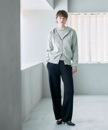 N.O.R.C コットンカシミヤニットジップフーディー_subthumb_8