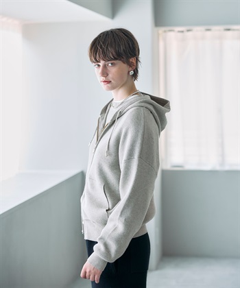 N.O.R.C コットンカシミヤニットジップフーディー_subthumb_9