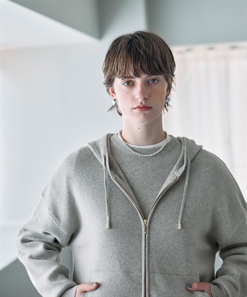 N.O.R.C コットンカシミヤニットジップフーディー_subthumb_12