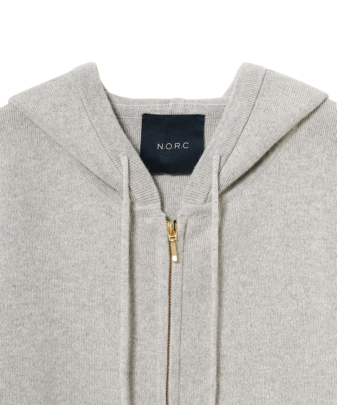 N.O.R.C コットンカシミヤニットジップフーディー_sub_17