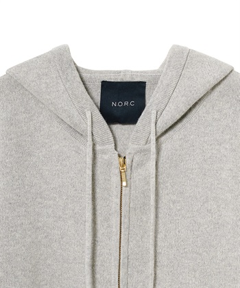 N.O.R.C コットンカシミヤニットジップフーディー_subthumb_17