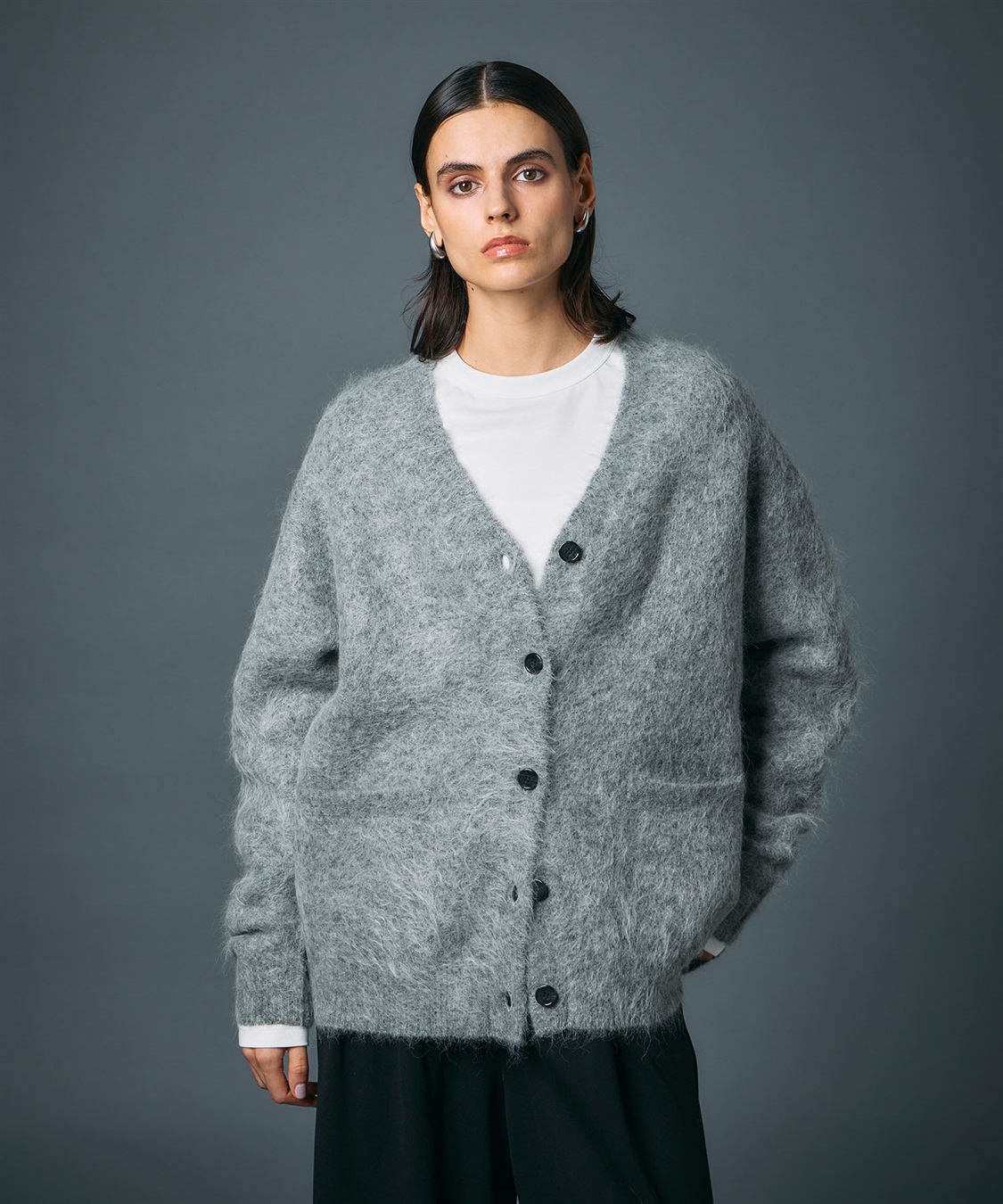 N.O.R.C アルパカシャギーニットカーディガン_sub_1