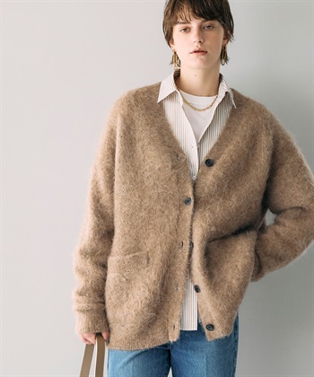 N.O.R.C アルパカシャギーニットカーディガン_subthumb_2