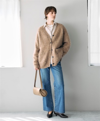N.O.R.C アルパカシャギーニットカーディガン_subthumb_8