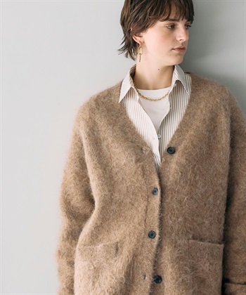 N.O.R.C アルパカシャギーニットカーディガン_subthumb_10