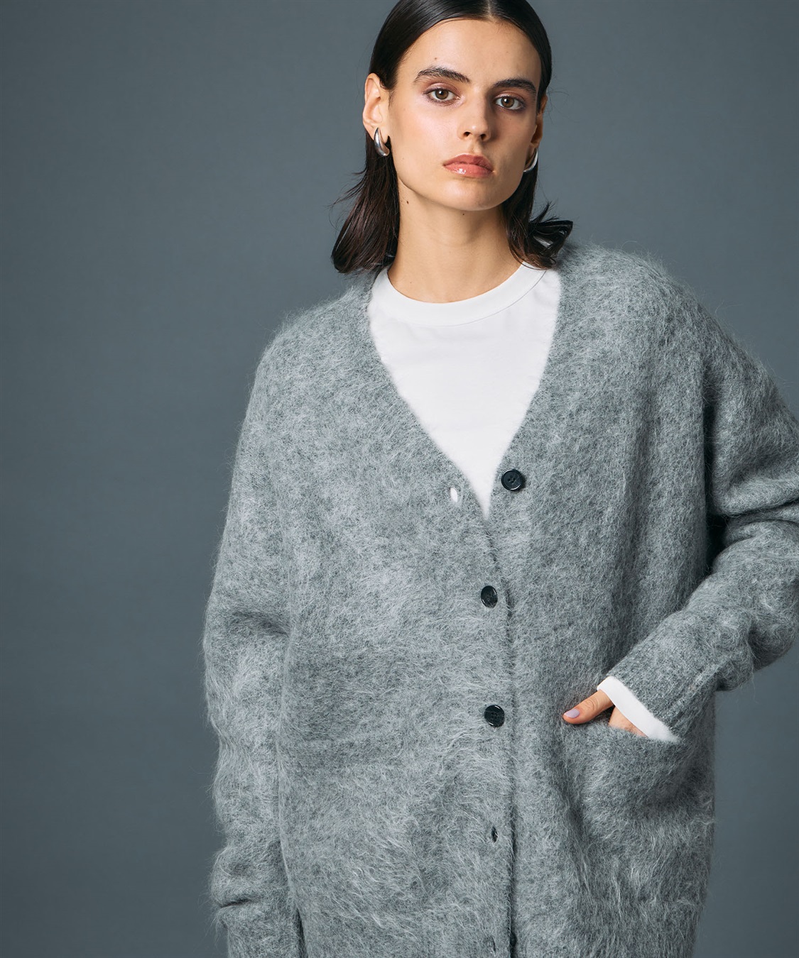 N.O.R.C アルパカシャギーニットカーディガン_sub_13