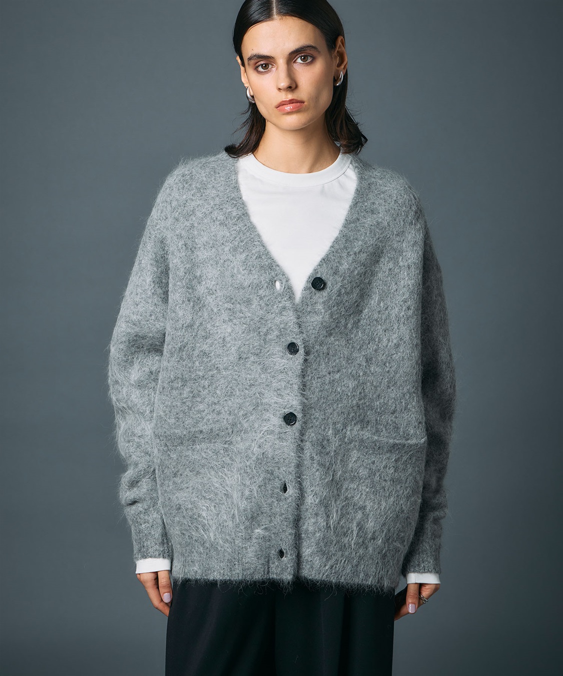 N.O.R.C アルパカシャギーニットカーディガン_sub_14