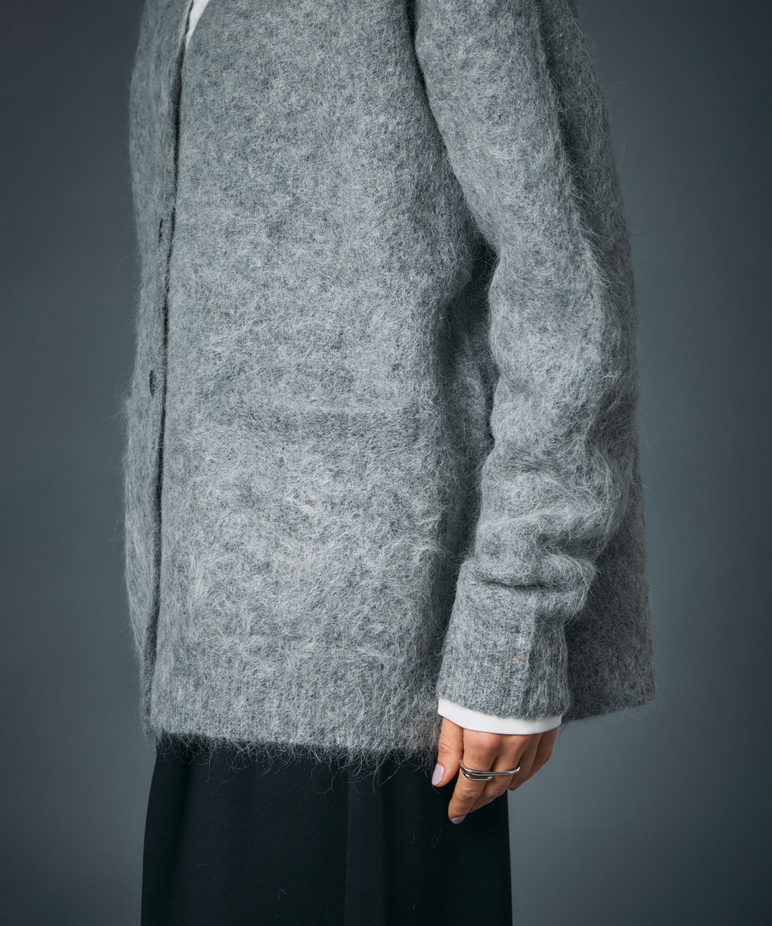 N.O.R.C アルパカシャギーニットカーディガン_sub_20