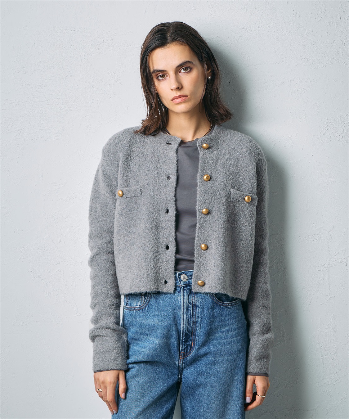 N.O.R.C ブークレーショートニットジャケット_sub_11