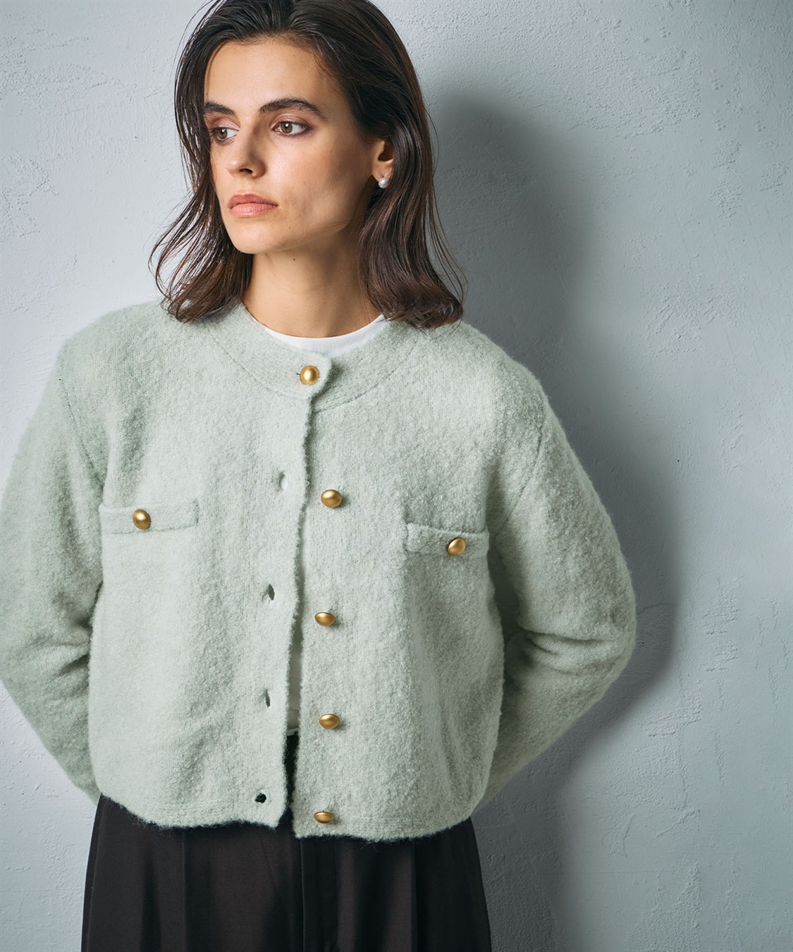 N.O.R.C ブークレーショートニットジャケット_sub_16