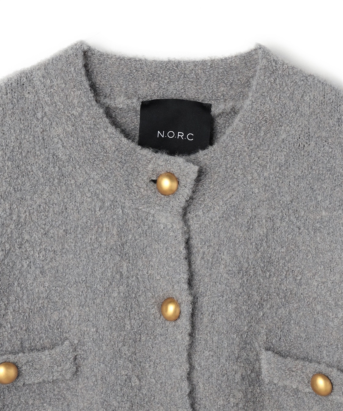 N.O.R.C ブークレーショートニットジャケット_sub_27