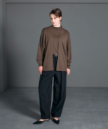 Nknit シルクコットン カーディガン Nknit シルクコットン カーディガン