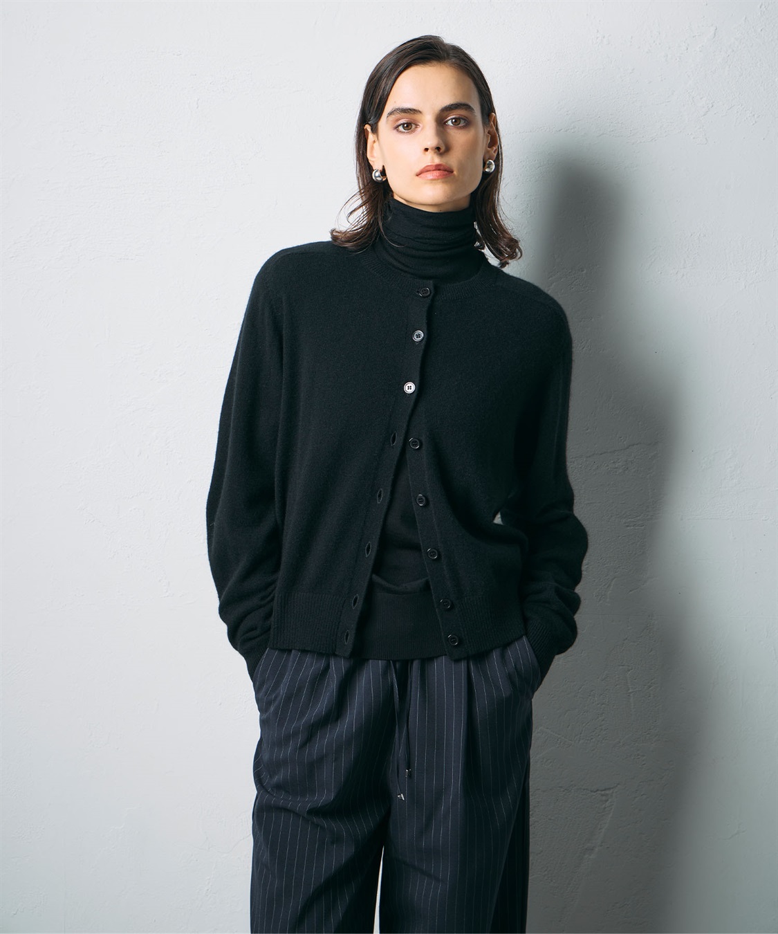 N.O.R.C 【CASHMERE100%】カシミヤクルーネックニットカーディガン_sub_8