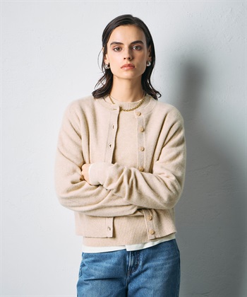 N.O.R.C 【CASHMERE100%】カシミヤクルーネックニットカーディガン_subthumb_12