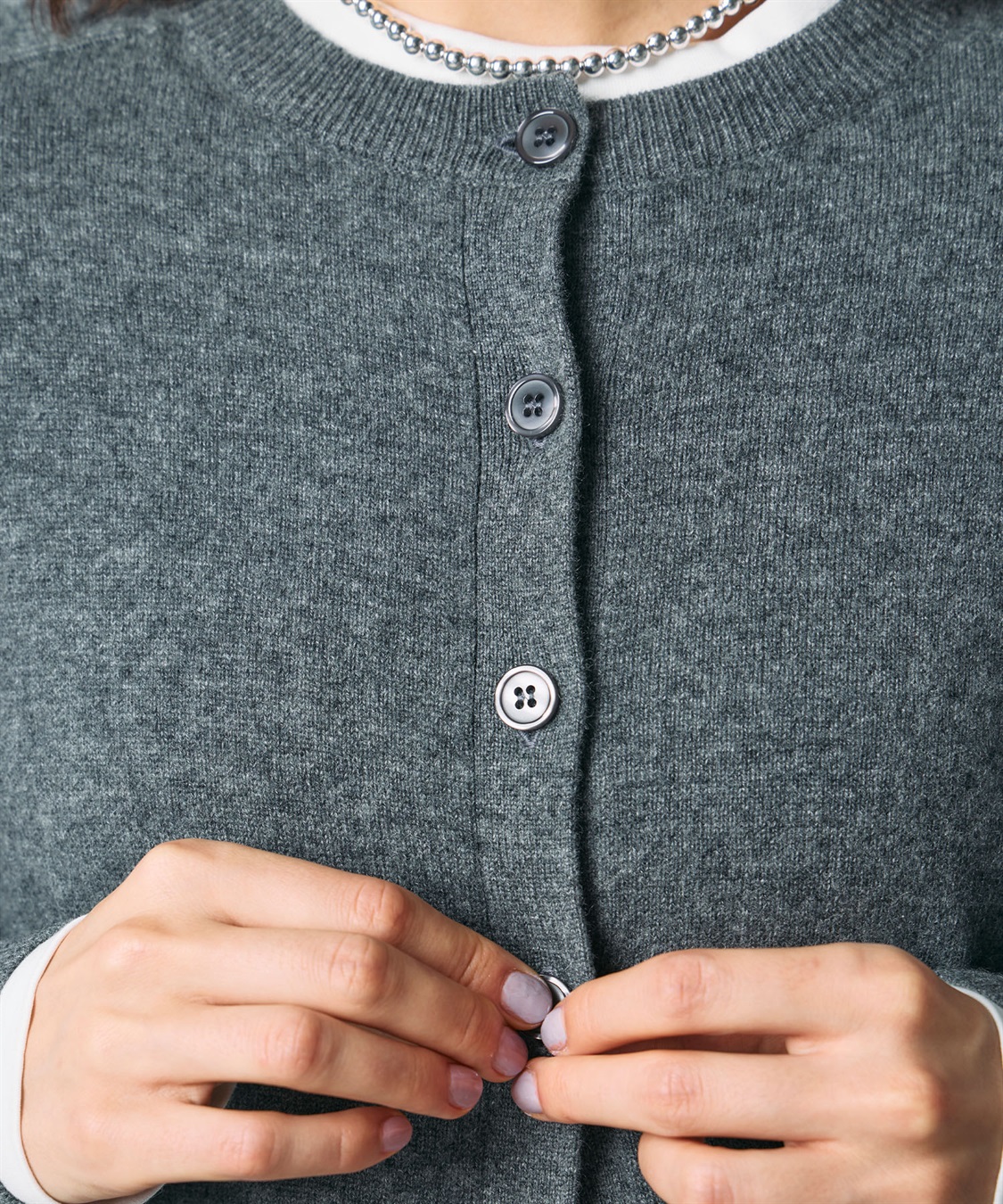 N.O.R.C 【CASHMERE100%】カシミヤクルーネックニットカーディガン_sub_24