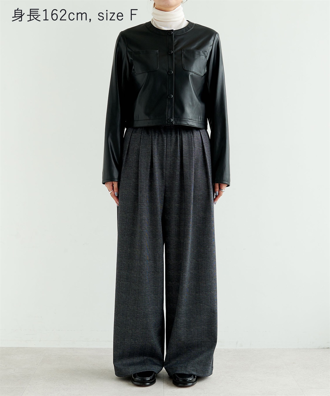 N.O.R.C フェイクレザーショートジャケット_sub_13