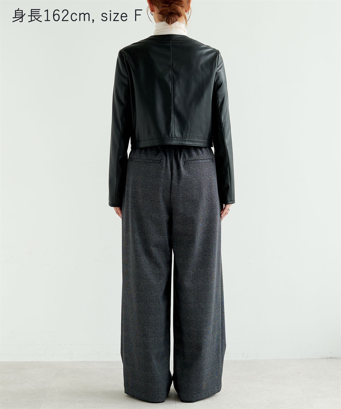 N.O.R.C フェイクレザーショートジャケット_sub_14