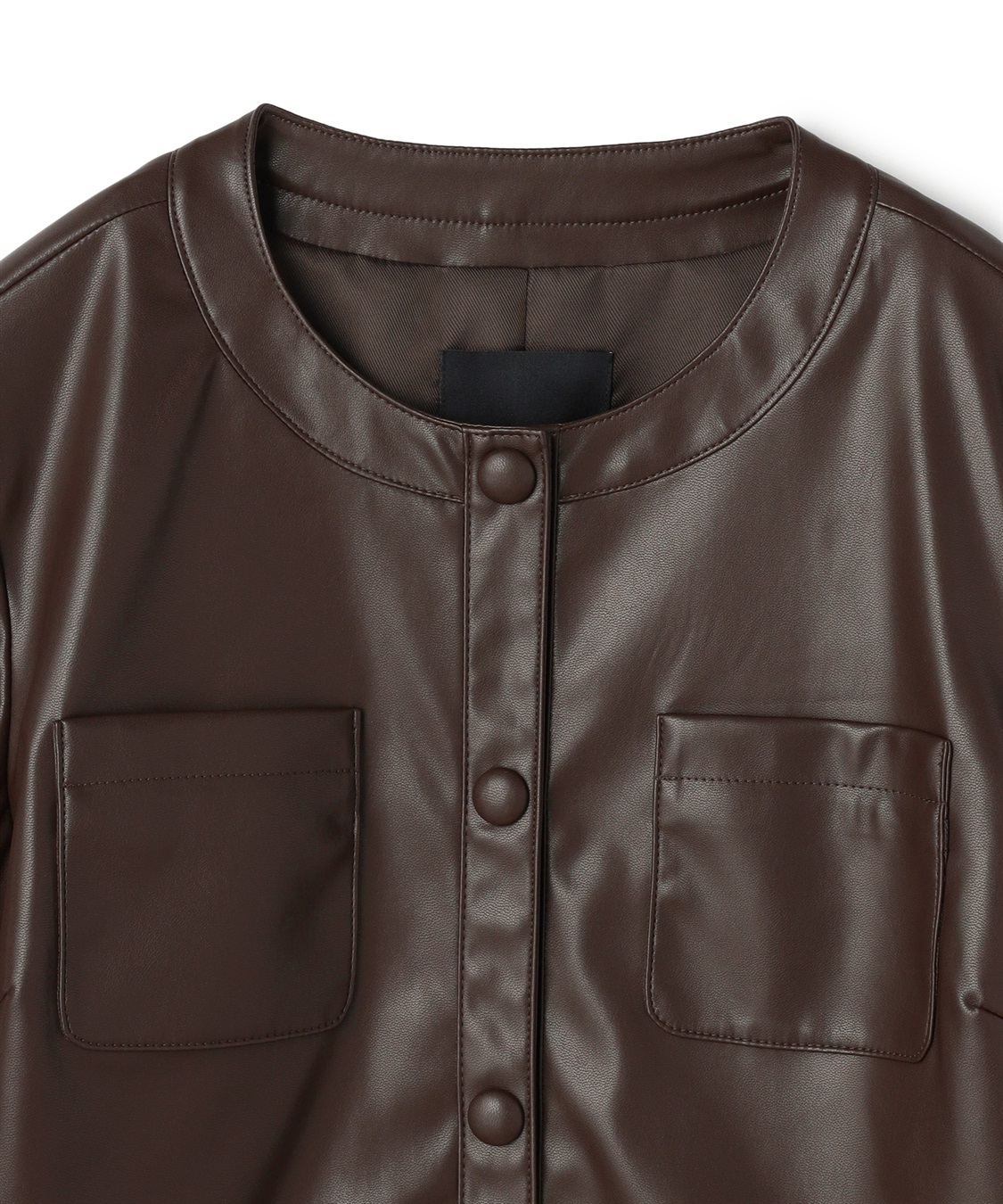 N.O.R.C フェイクレザーショートジャケット_sub_17