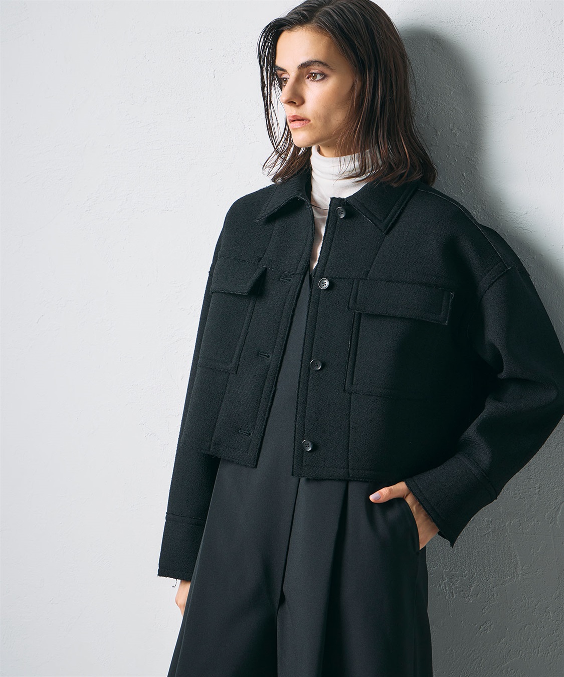 N.O.R.C ボンディングステンカラーブルゾン_sub_2