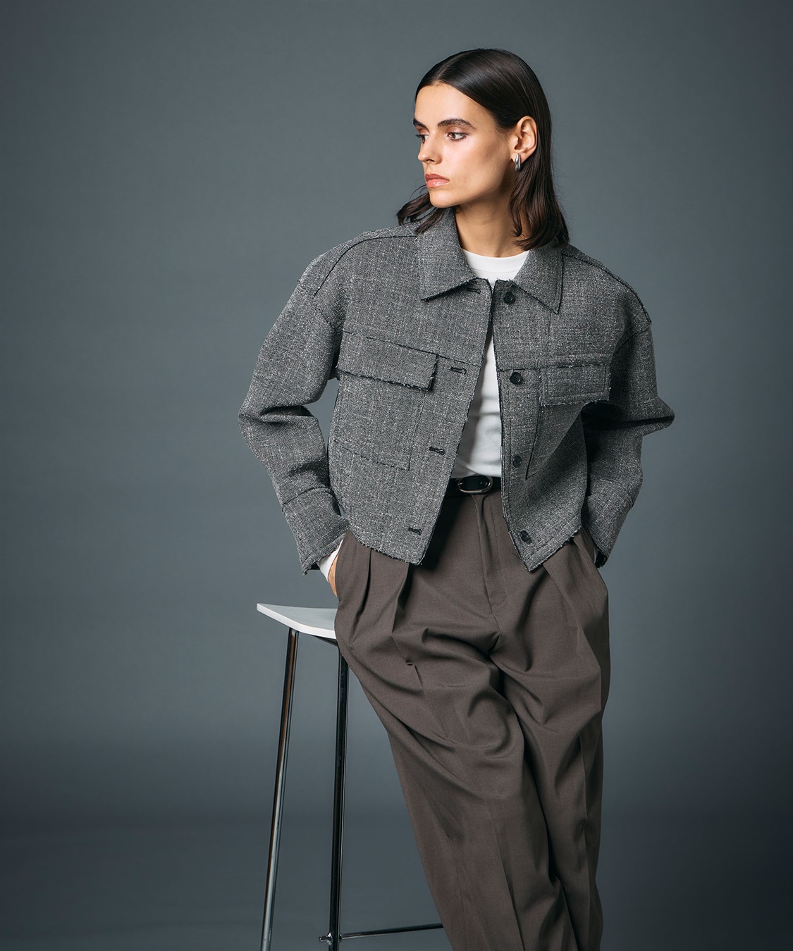 N.O.R.C ボンディングステンカラーブルゾン_sub_6