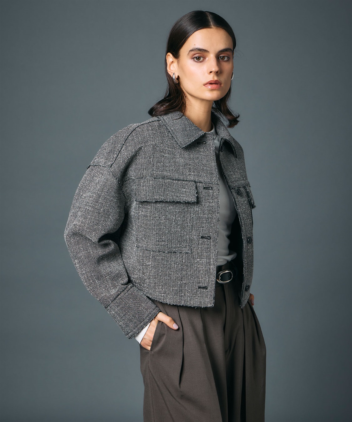 N.O.R.C ボンディングステンカラーブルゾン_sub_7