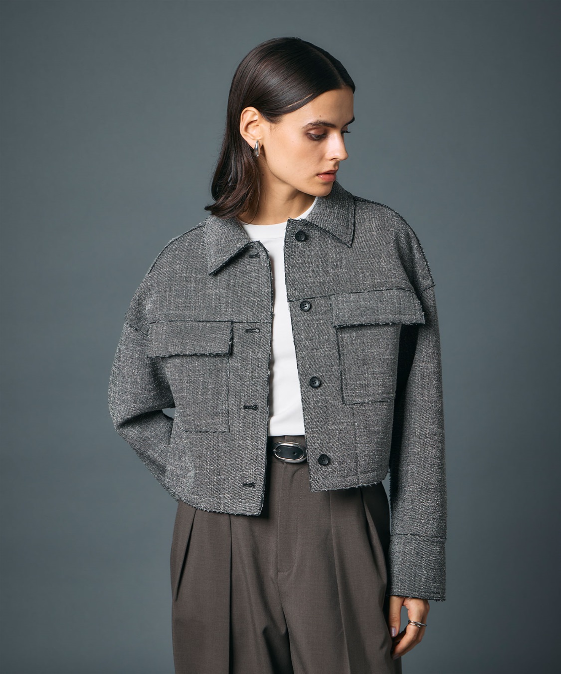 N.O.R.C ボンディングステンカラーブルゾン_sub_8