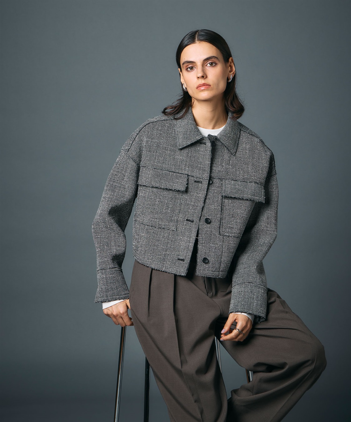 N.O.R.C ボンディングステンカラーブルゾン_sub_12