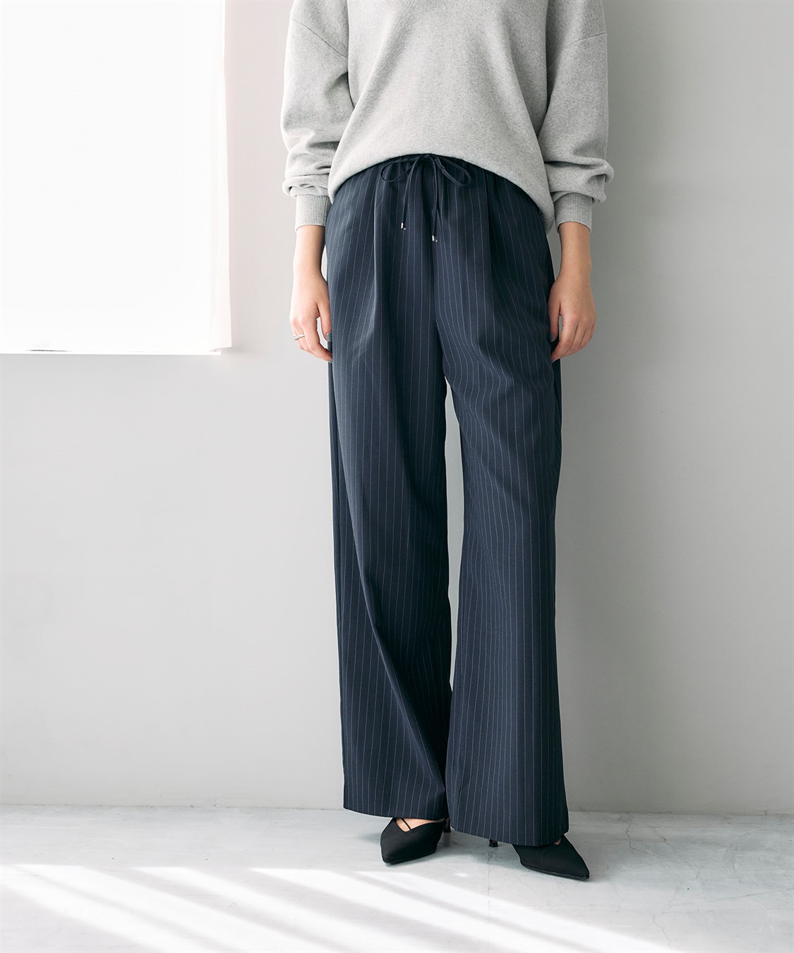 N.O.R.C ウォッシャブルイージーワイドパンツ【CLEAN MOTION】_sub_6