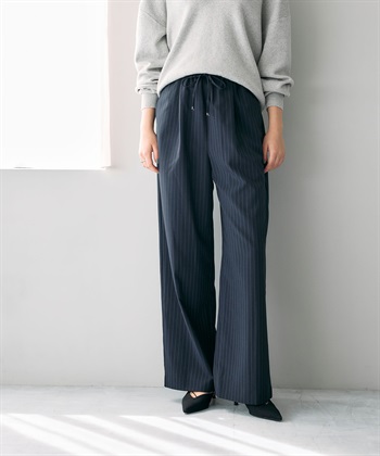 N.O.R.C <FITTING CAMPAIGN対象>ウォッシャブルイージーワイドパンツ【CLEAN MOTION】_subthumb_6