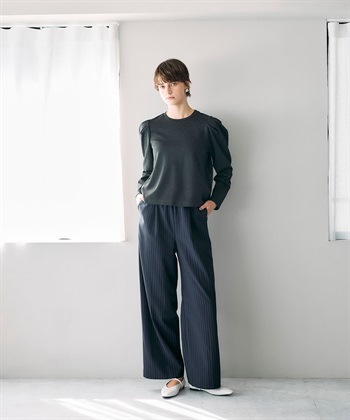 N.O.R.C <FITTING CAMPAIGN対象>ウォッシャブルイージーワイドパンツ【CLEAN MOTION】_subthumb_8