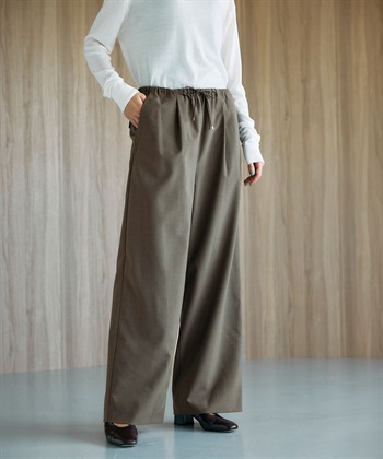 N.O.R.C <FITTING CAMPAIGN対象>ウォッシャブルイージーワイドパンツ【CLEAN MOTION】_subthumb_9