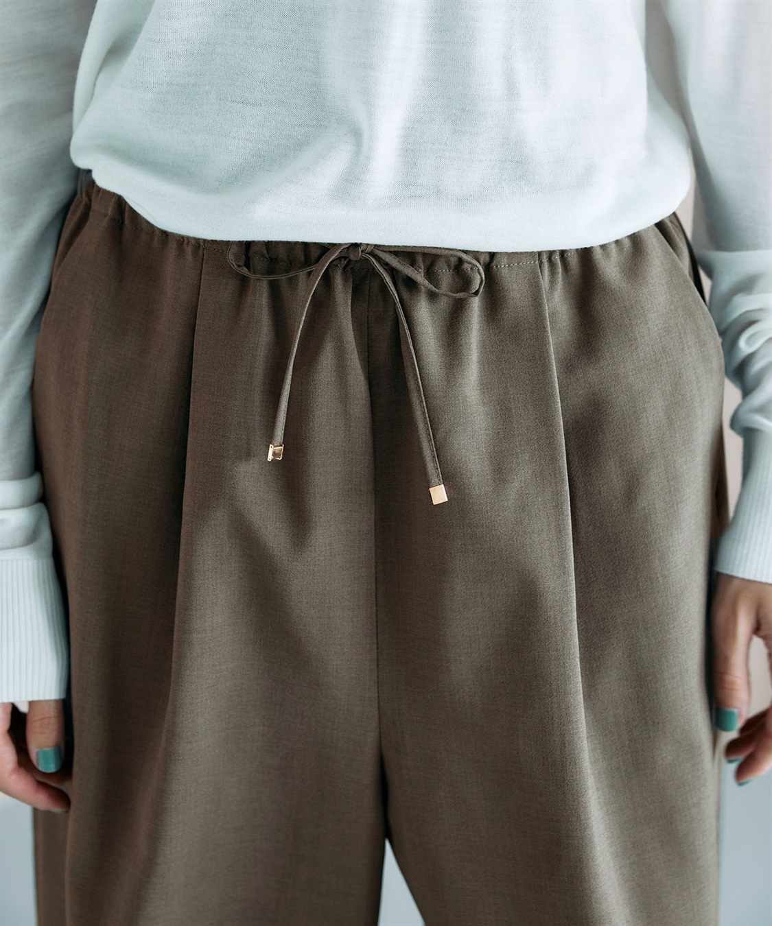 N.O.R.C ウォッシャブルイージーワイドパンツ【CLEAN MOTION】_sub_14