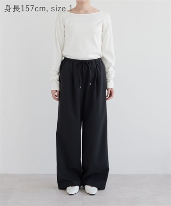 N.O.R.C <FITTING CAMPAIGN対象>ウォッシャブルイージーワイドパンツ【CLEAN MOTION】_subthumb_17