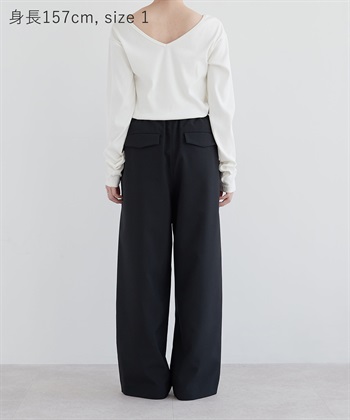 N.O.R.C <FITTING CAMPAIGN対象>ウォッシャブルイージーワイドパンツ【CLEAN MOTION】_subthumb_18