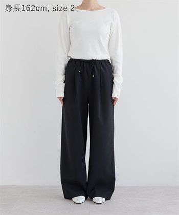 N.O.R.C <FITTING CAMPAIGN対象>ウォッシャブルイージーワイドパンツ【CLEAN MOTION】_subthumb_19