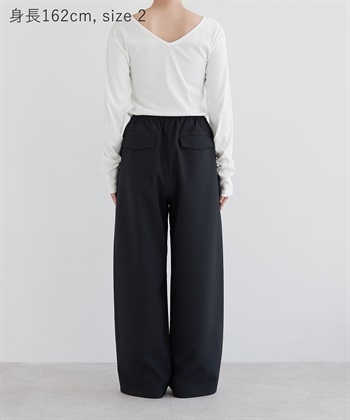 N.O.R.C <FITTING CAMPAIGN対象>ウォッシャブルイージーワイドパンツ【CLEAN MOTION】_subthumb_20
