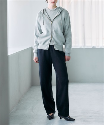 N.O.R.C コットンカシミヤニットワイドテーパードパンツ_subthumb_4