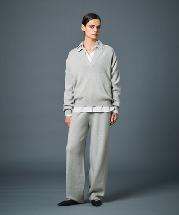 N.O.R.C コットンカシミヤニットワイドテーパードパンツ_subthumb_8