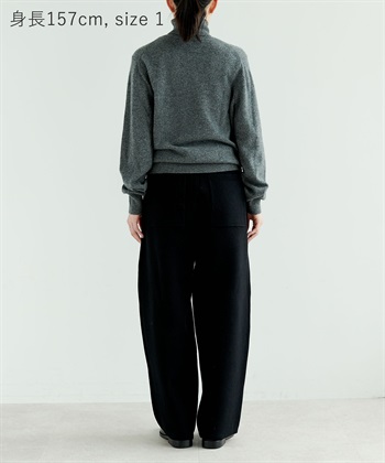 N.O.R.C コットンカシミヤニットワイドテーパードパンツ_subthumb_18