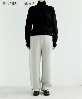 N.O.R.C コットンカシミヤニットワイドテーパードパンツ_subthumb_19