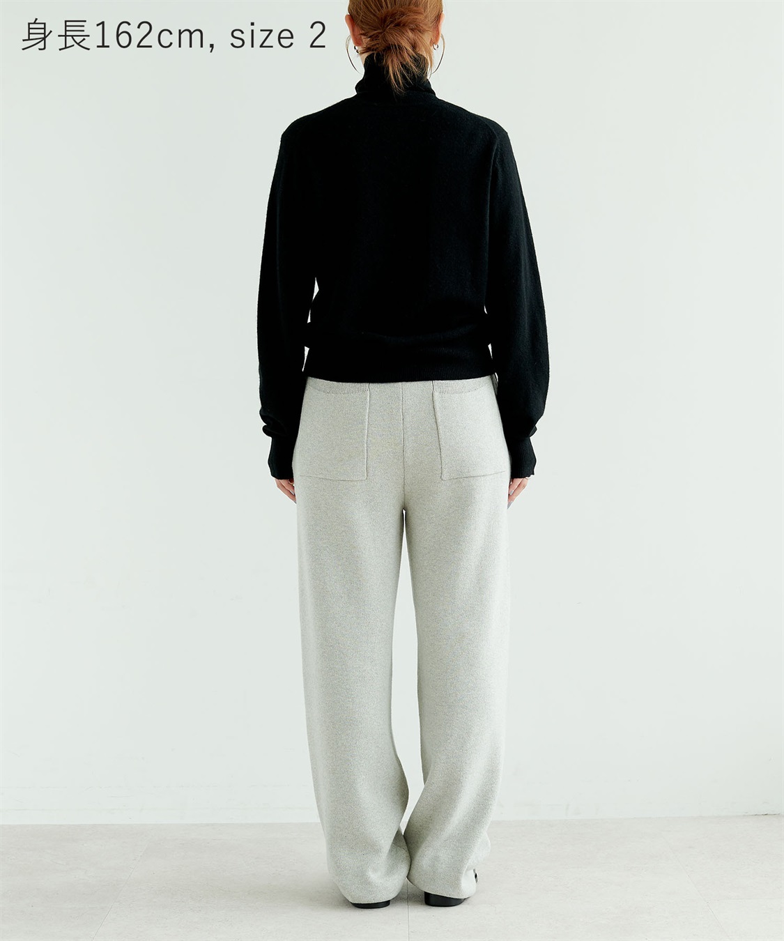 N.O.R.C コットンカシミヤニットワイドテーパードパンツ_sub_20