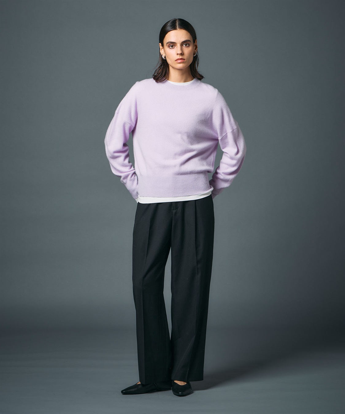 N.O.R.C ウールライクソフトカーブパンツ_sub_3