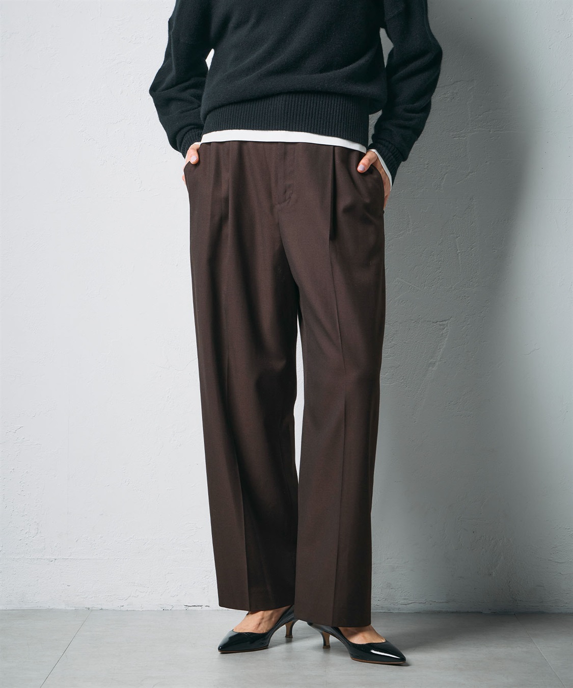 N.O.R.C ウールライクソフトカーブパンツ_sub_7