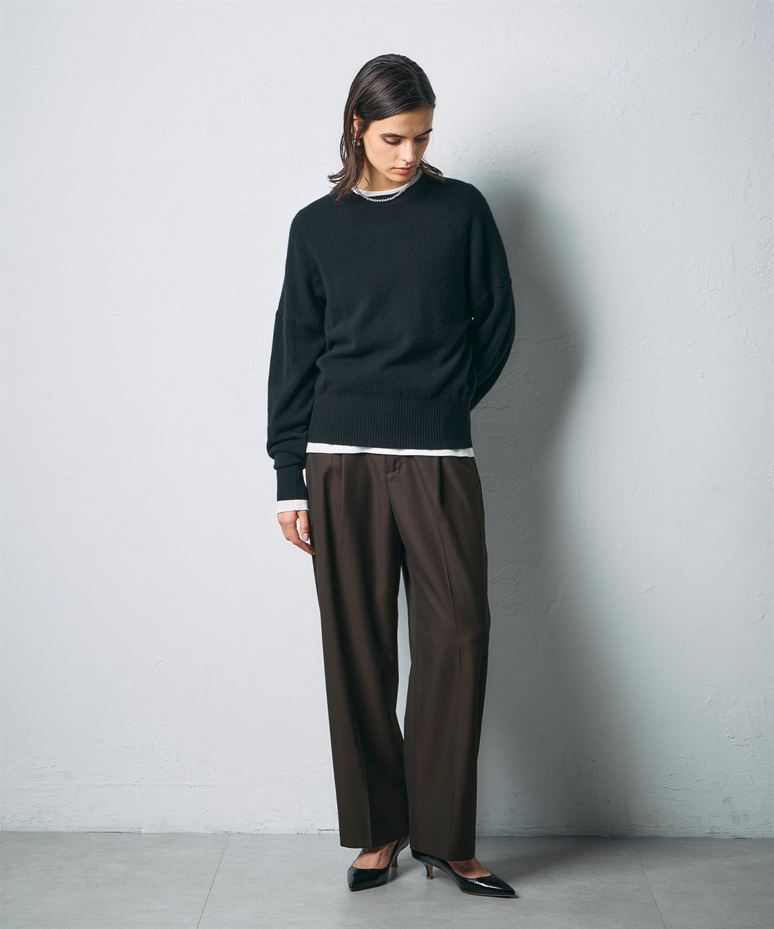 N.O.R.C ウールライクソフトカーブパンツ_sub_8